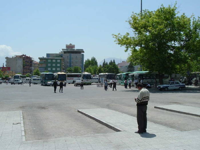 Minibuses in Denizli.
