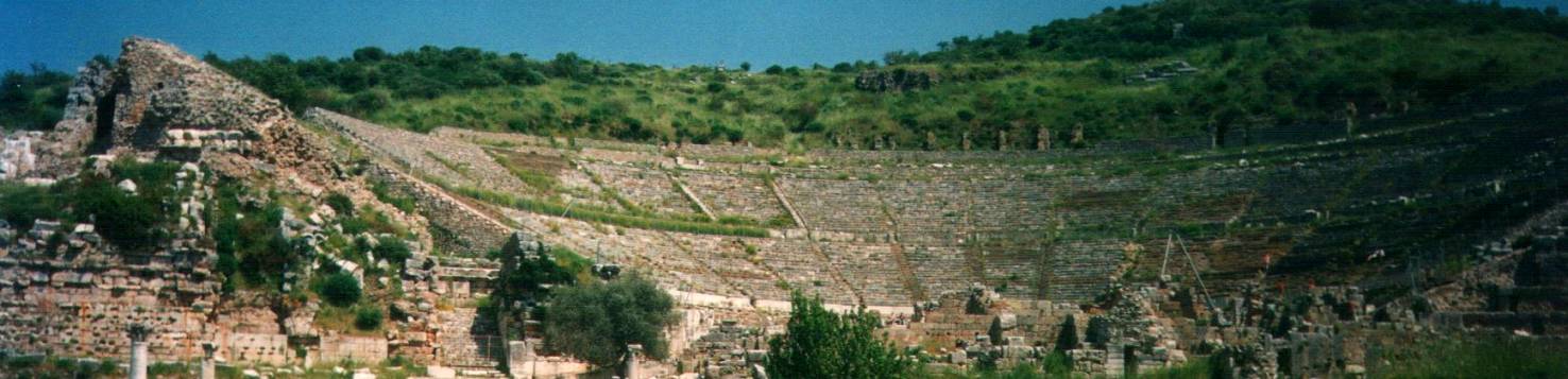 Seating at the Great Theatre of Ephesus.