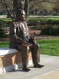 John Purdue is buried on the university campus.