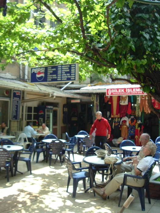Kebab shop in the Grand Bazaar in Istanbul.