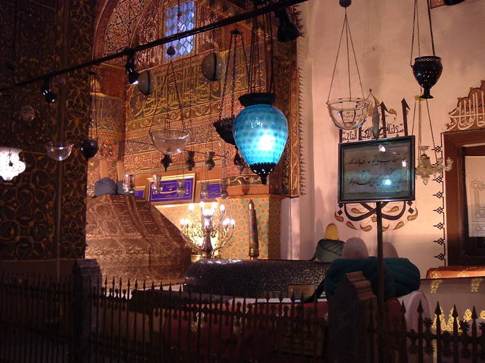 The Mevlana Shrine, the tomb of Celaleddin Rumi, in Konya.