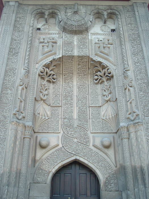 Gateway at Ince Minare Medresesi, in Konya.