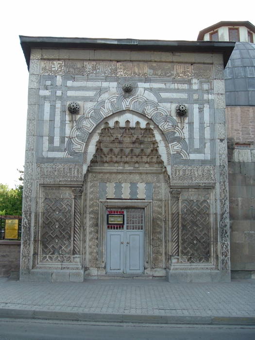 Gateway at Büyük Karatay Medressi, or the Great Karatay Seminary, in Konya.
