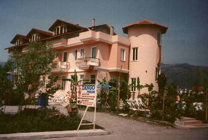 Exterior of Tango Pension in Köyceğiz, Turkey 