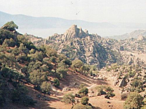 Foothills of the Beşparmak mountains near Lake Bafa.
