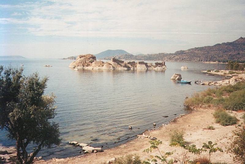 Bafa Gölü, or Bafa Lake.  Near the ruins of ancient Herakleia.