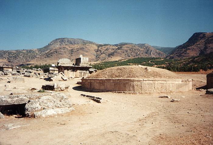 Tombs in the necropolis of Hierapolis.