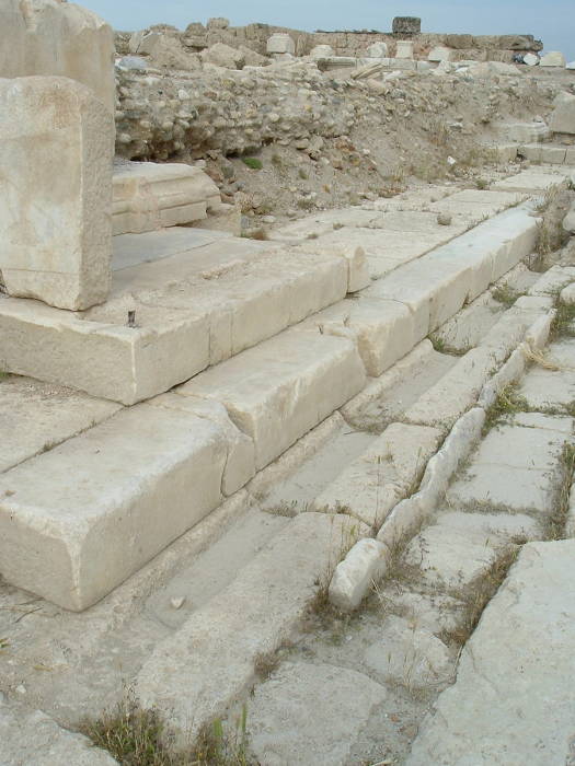 Water channel along the street in Laodicea.