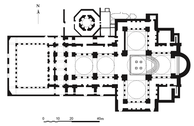 Floor plan of the Basilica of Saint John from https://en.wikipedia.org/wiki/Basilica_of_St._John