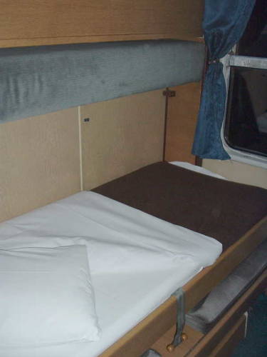 Turkish train sleeper compartment