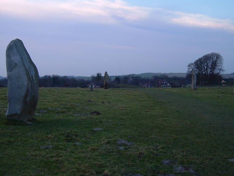 You can see Avebury and its stone circle from the hilltop.