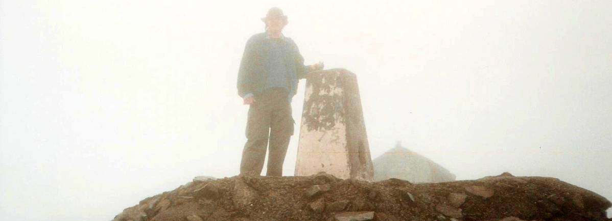 Summit of Ben Nevis, Scotland.