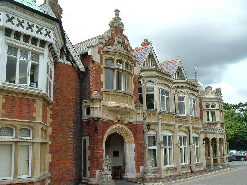 The mansion at Bletchley Park.