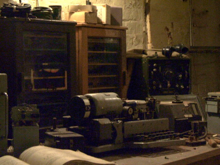 RTTY or radioteletype equipment.