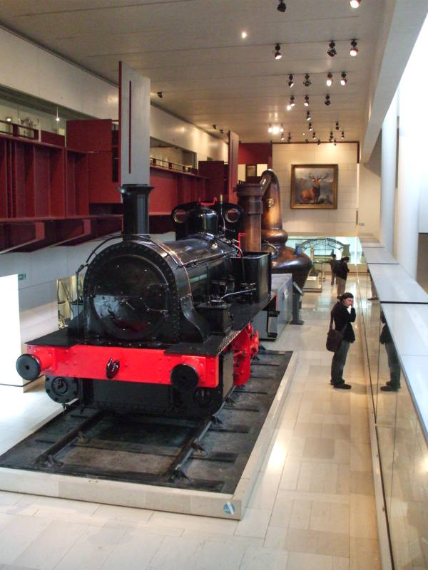 Locomotive and whisky still at the National Museum.