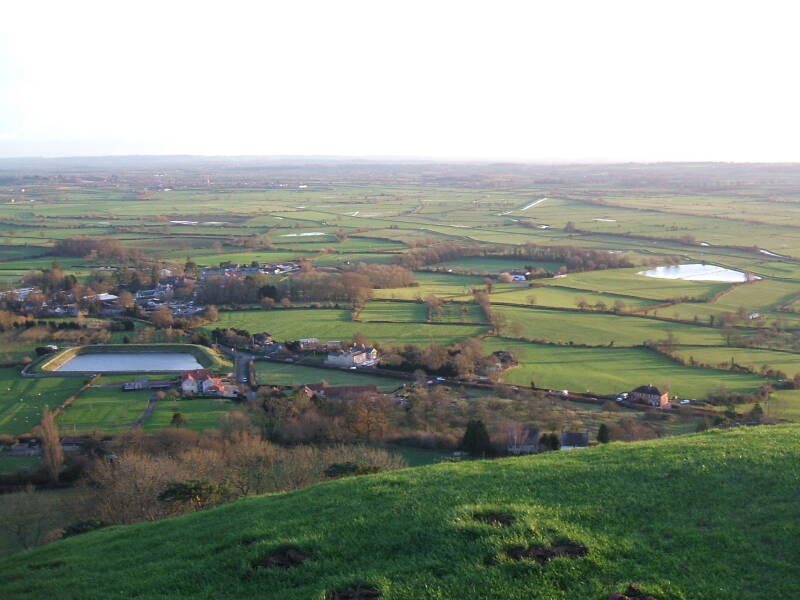 View from Glastonbury Tor.