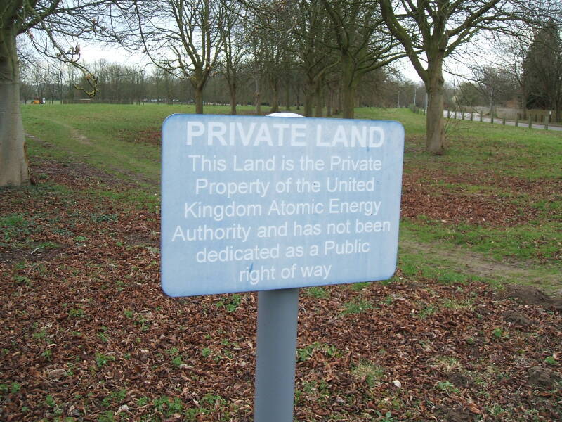 Stern warning from the United Kingdom Atomic Energy Authority.