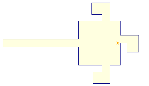 Plan of the Maeshowe neolithic structure.