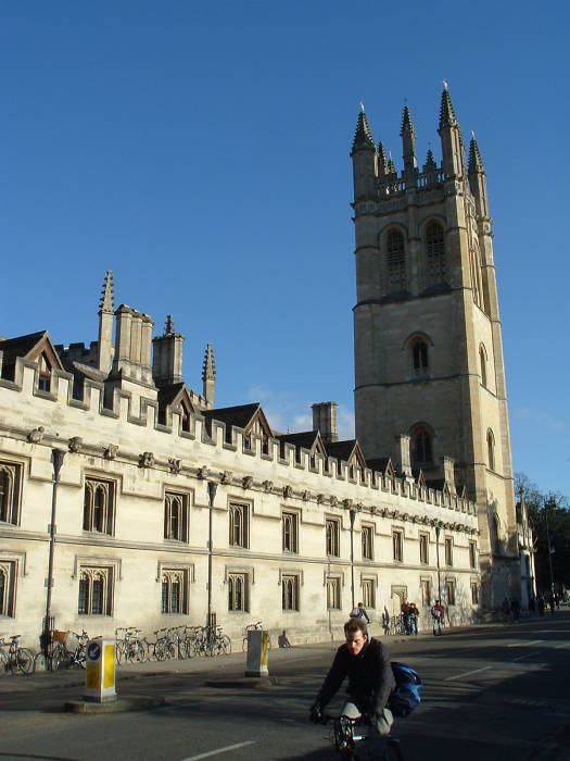 Magdalen College, Oxford, where C.S. Lewis taught.