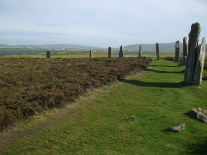Neolithic Orkney: Maeshowe, the Ring of Brodgar, the Stones of Stenness, the Knowe of Onston.