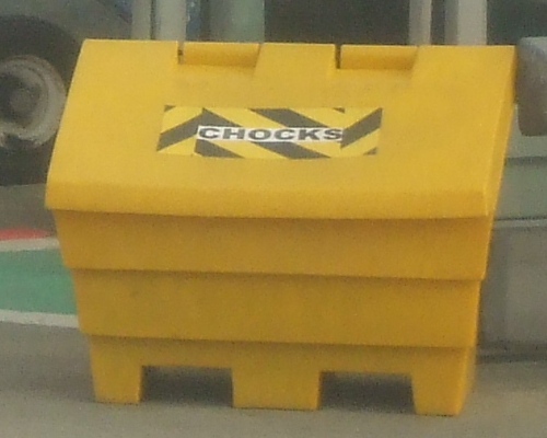 A grit box converted to a Chox Box.