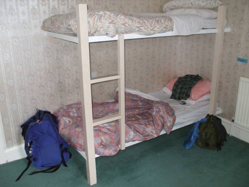 Comfortable bunks in a shared room at Pitlochry Backpackers.