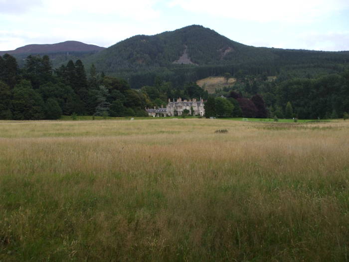 Scottish manor in the Grampian Mountains.