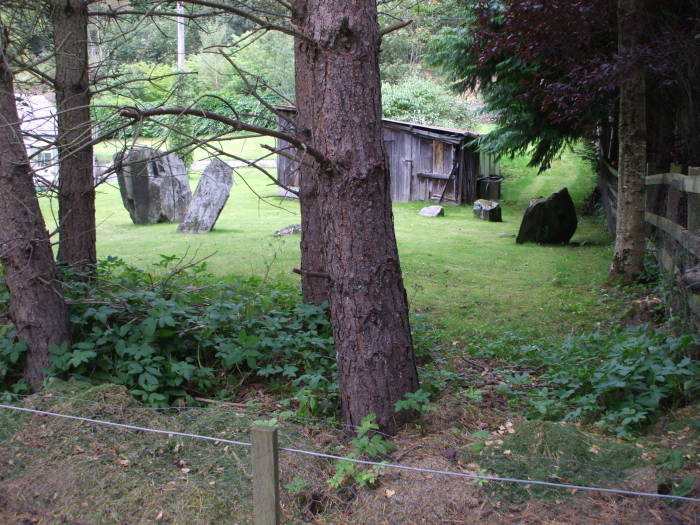 Megalithic stone circle in Pitlochry, Scotland.