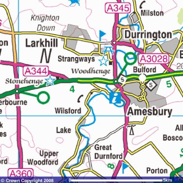 Amesbury and Durrington.