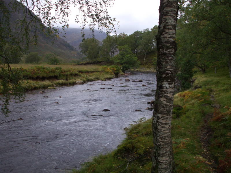 Continuing upriver along Abhainn Rath in Lochaber, in the Scottish Highlands.