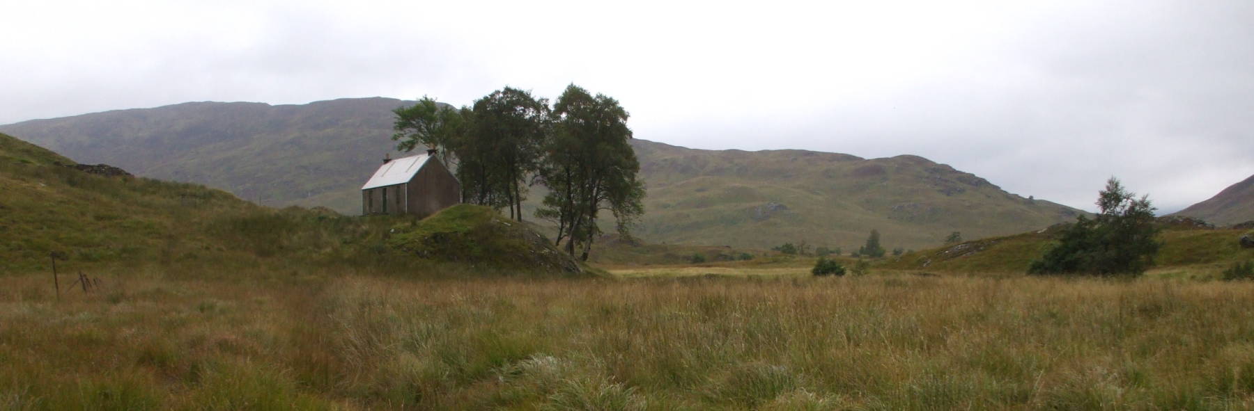 Staoineag Bothy, in Lochaber, in the Scottish Highlands.