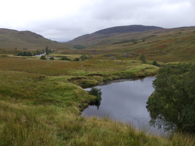 Abhainn Rath between Staoineag Bothy and Lùibeilt, in Lochaber in the Scottish Highlands.