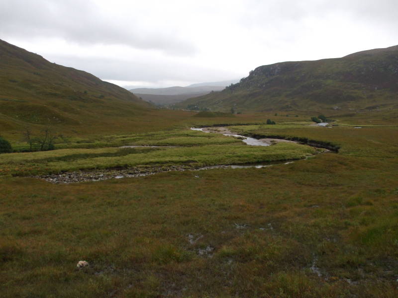 Abhainn Rath between Staoineag Bothy and Lùibeilt, in Lochaber in the Scottish Highlands.