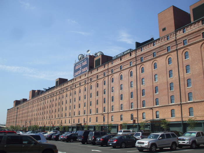 Camden Yards warehouse in Baltimore.