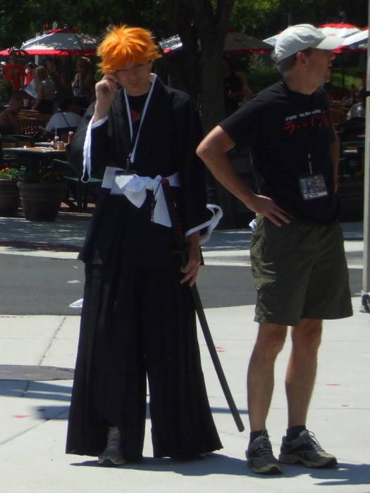 The guy from 'Bleach' at Otakon anime and manga conference in Baltimore.