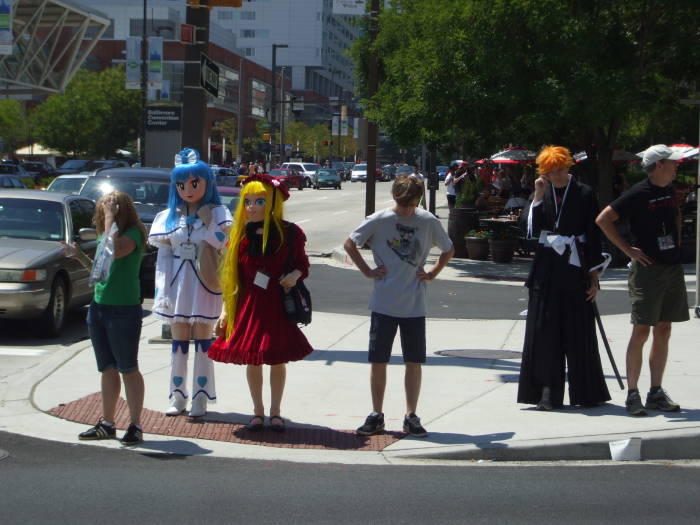 Various cosplay at Otakon anime and manga conference in Baltimore.