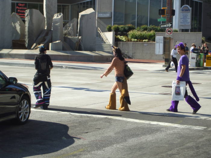 Various cosplayers at the Otakon anime and manga conference in Baltimore.