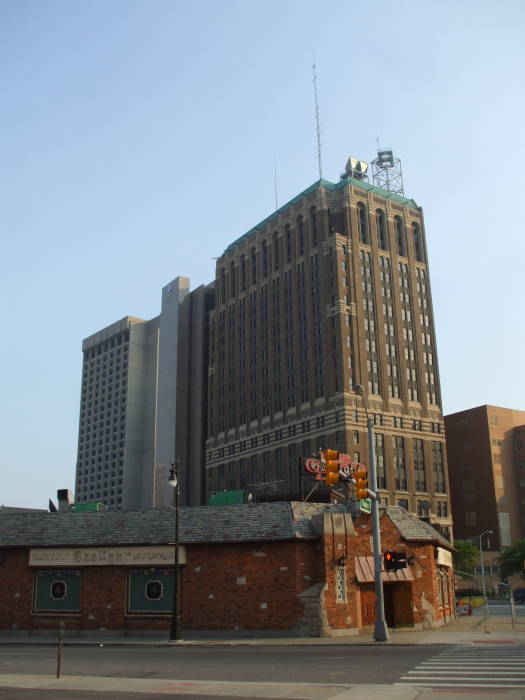 AT&T building in downtown Detroit.