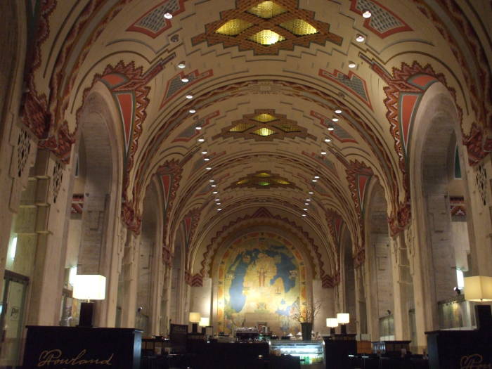 Guardian Building interior in downtown Detroit.