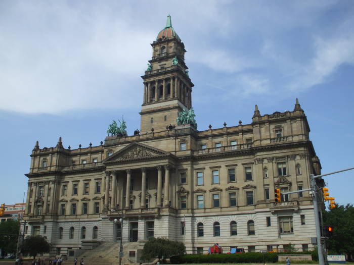 Wayne County building in Detroit.