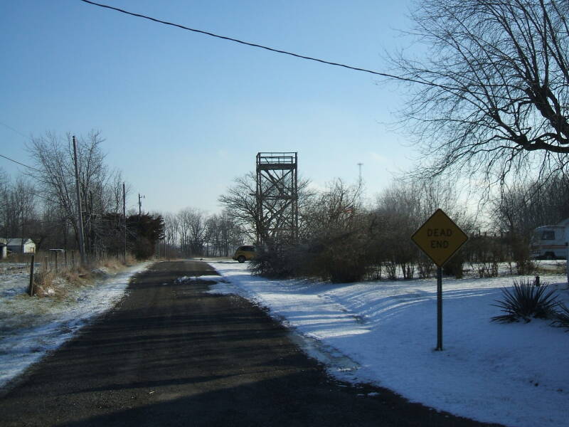 Cairo Cold War watchtower in northern Tippecanoe County, Indiana.