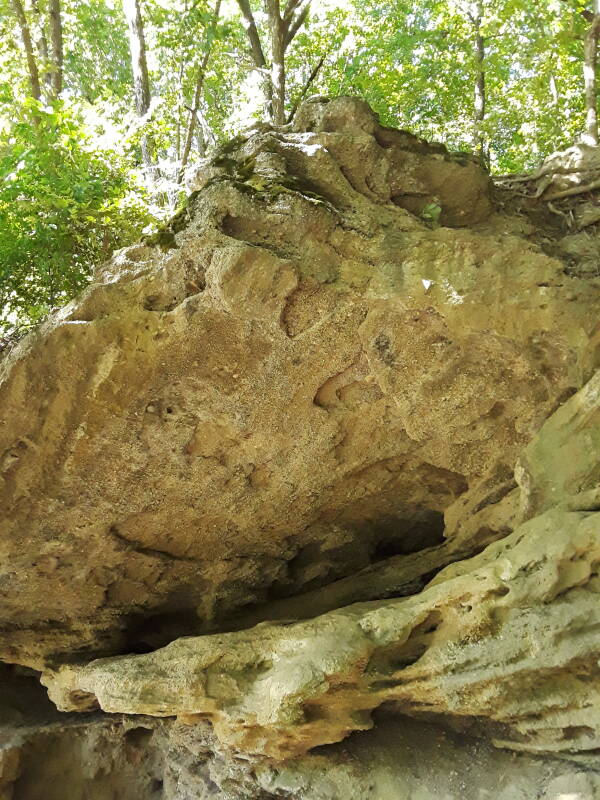 Prophet's Rock near Lafayette and Battle Ground, Indiana