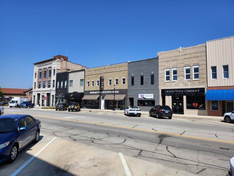 Hubbartt's Downtown Diner on Broadway Avenue.