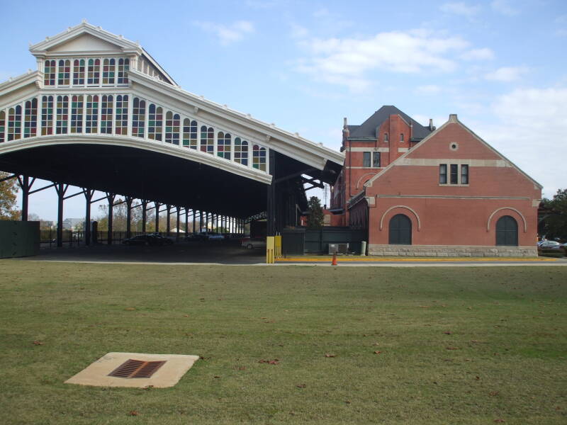 Train station in Montgomery, Alabama.