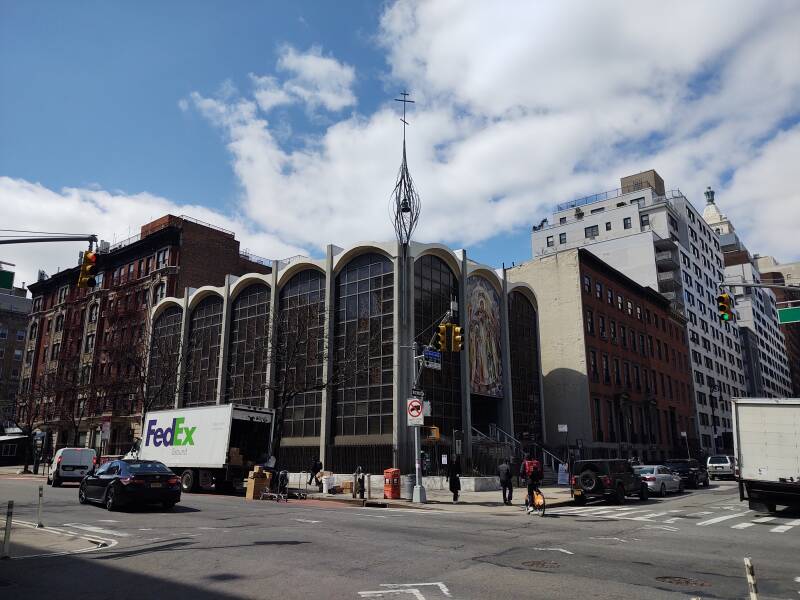 Andy Warhol's Byzantine Catholic church on East 15th Street at Second Avenue in the Gramercy Park district.