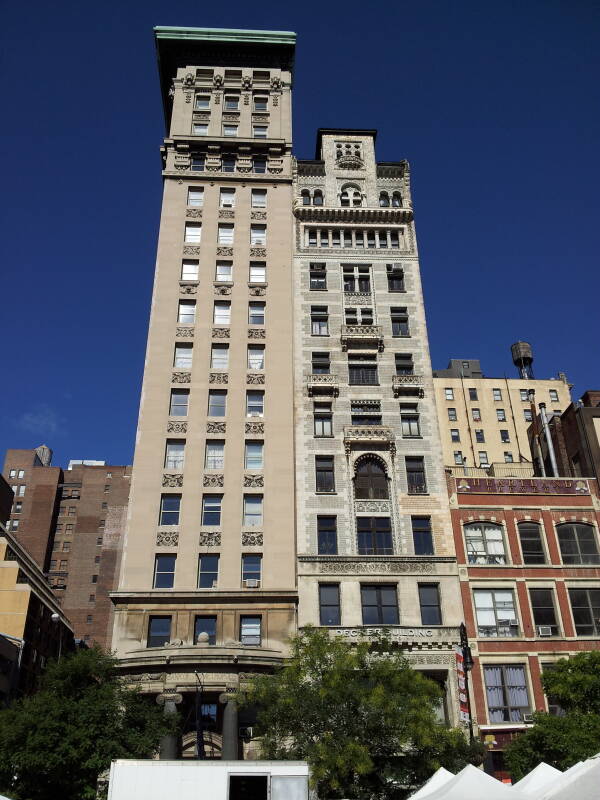 Andy Warhol's Factory at 33 Union Square East in the Decker Building.