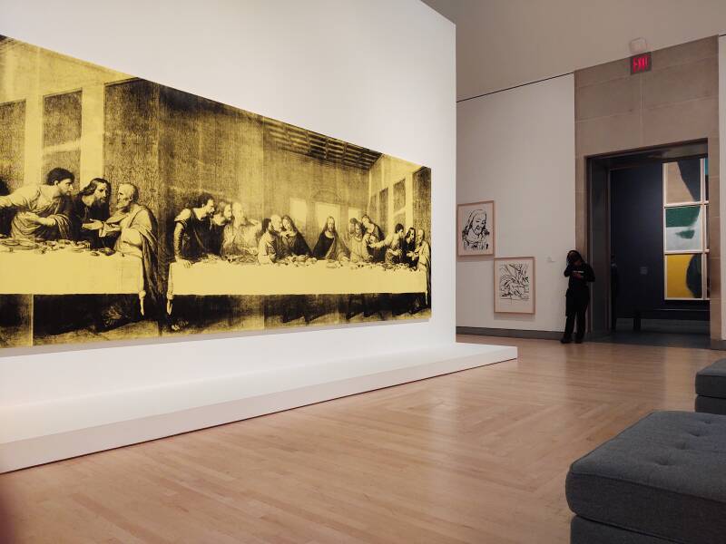 Andy Warhol's 'Last Supper' (yellow).