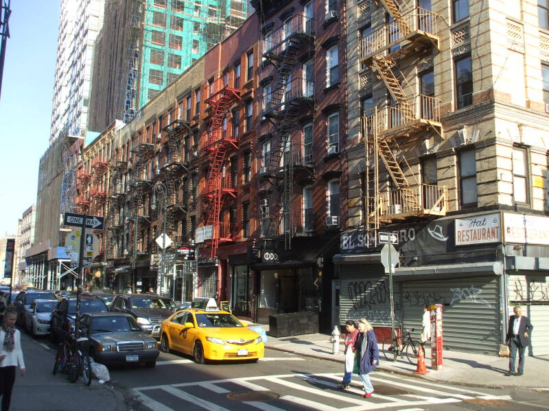 Ludlow and Stanton Streets on the Lower East Side.