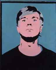 Self-portrait by Andy Warhol.