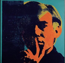 Self-portrait by Andy Warhol.